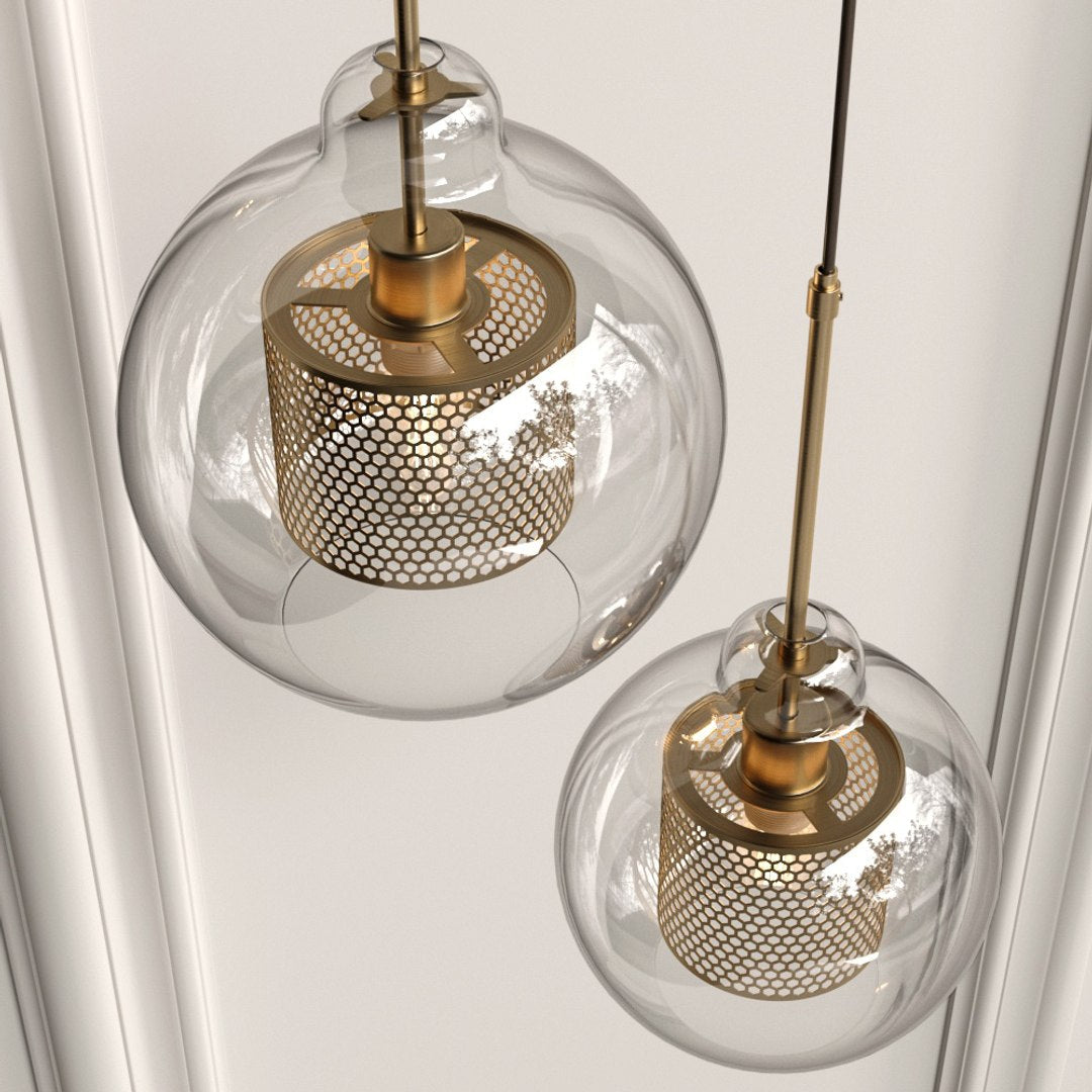 Chiswick Glass Pendant Light Modern Design-Lighting > Pendant Lights-casanuva-casanuva