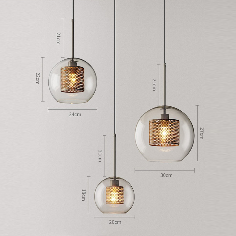 Chiswick Glass Pendant Light Modern Design-Lighting > Pendant Lights-casanuva-casanuva