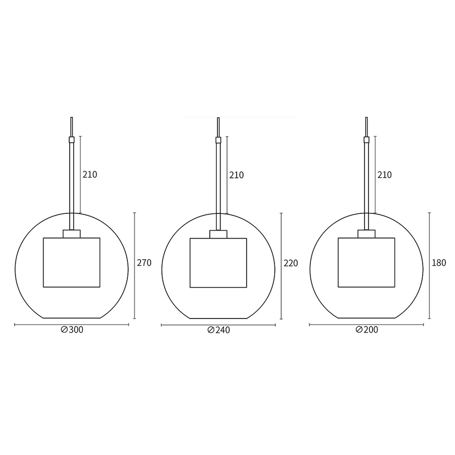 Chiswick Glass Pendant Light Modern Design-Lighting > Pendant Lights-casanuva-casanuva