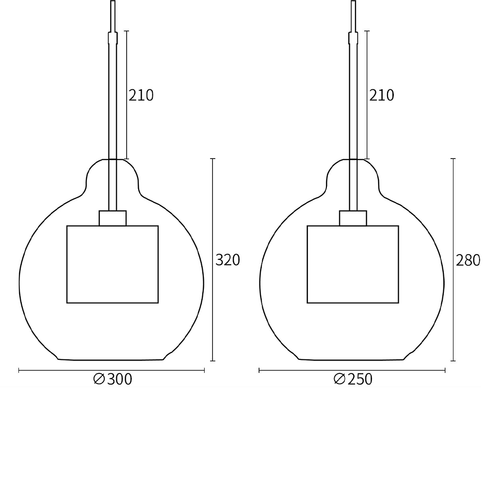 Chiswick Glass Pendant Light Modern Design-Lighting > Pendant Lights-casanuva-casanuva