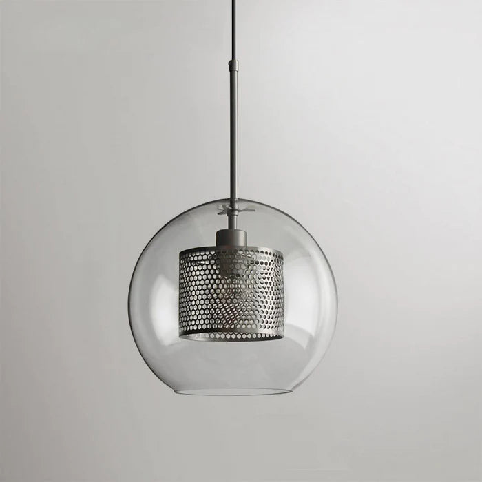 Chiswick Glass Pendant Light Modern Design-Lighting > Pendant Lights-casanuva-A(Ball)-D20*H18cm-Silver-casanuva