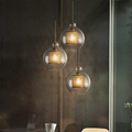 Chiswick Glass Pendant Light Modern Design-Lighting > Pendant Lights-casanuva-B(Pear)-D25*H32cm-Gold-casanuva