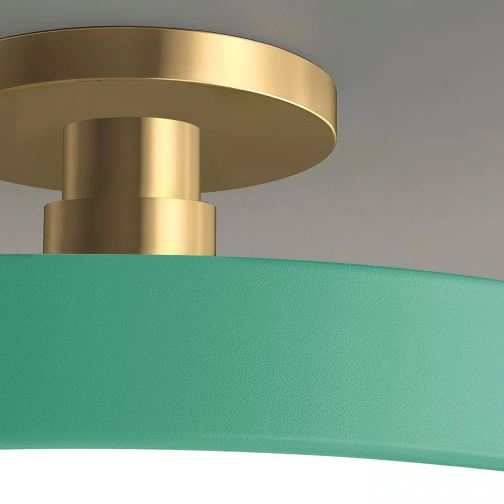 Circular LED Semi Flush Mount Ceiling Light for Bedroom-Lighting > Ceiling Lights-casanuva-casanuva