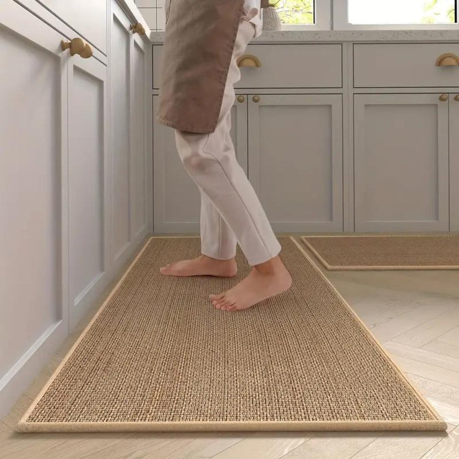 Classic Kitchen Mat Set of Two-Kitchen & Dining > Kitchen Mats-casanuva-Oats-casanuva