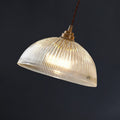 Clear Glass Dome Pendant Light 1-Light Fixture-Lighting > Pendant Lights-casanuva-casanuva