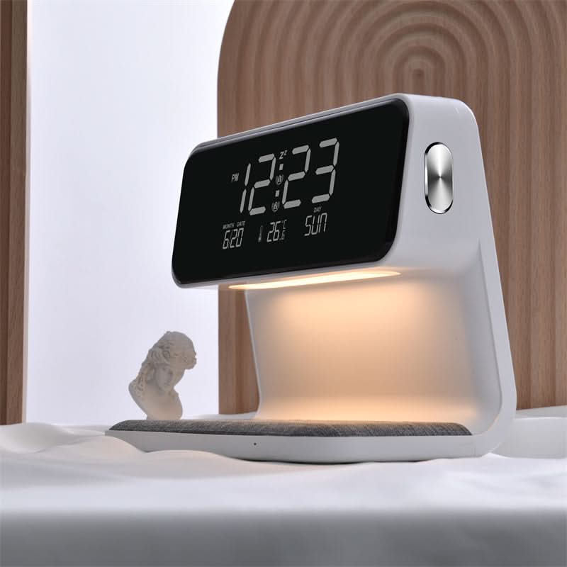 Clear LCD Alarm Clock with Dimmer Function-Home Decor > Clocks-casanuva-casanuva