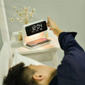 Clear LCD Alarm Clock with Dimmer Function-Home Decor > Clocks-casanuva-casanuva