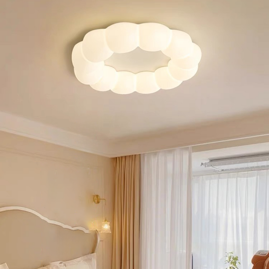 Cloud Ceiling Light LED White-Lighting > Ceiling Lights-casanuva-White-3 Colour Change-D55cm*H15cm/D22''*H6''-casanuva