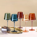 Colored Crystal Wine Glasses for Special Occasions-Kitchen & Dining > Tableware-casanuva-casanuva