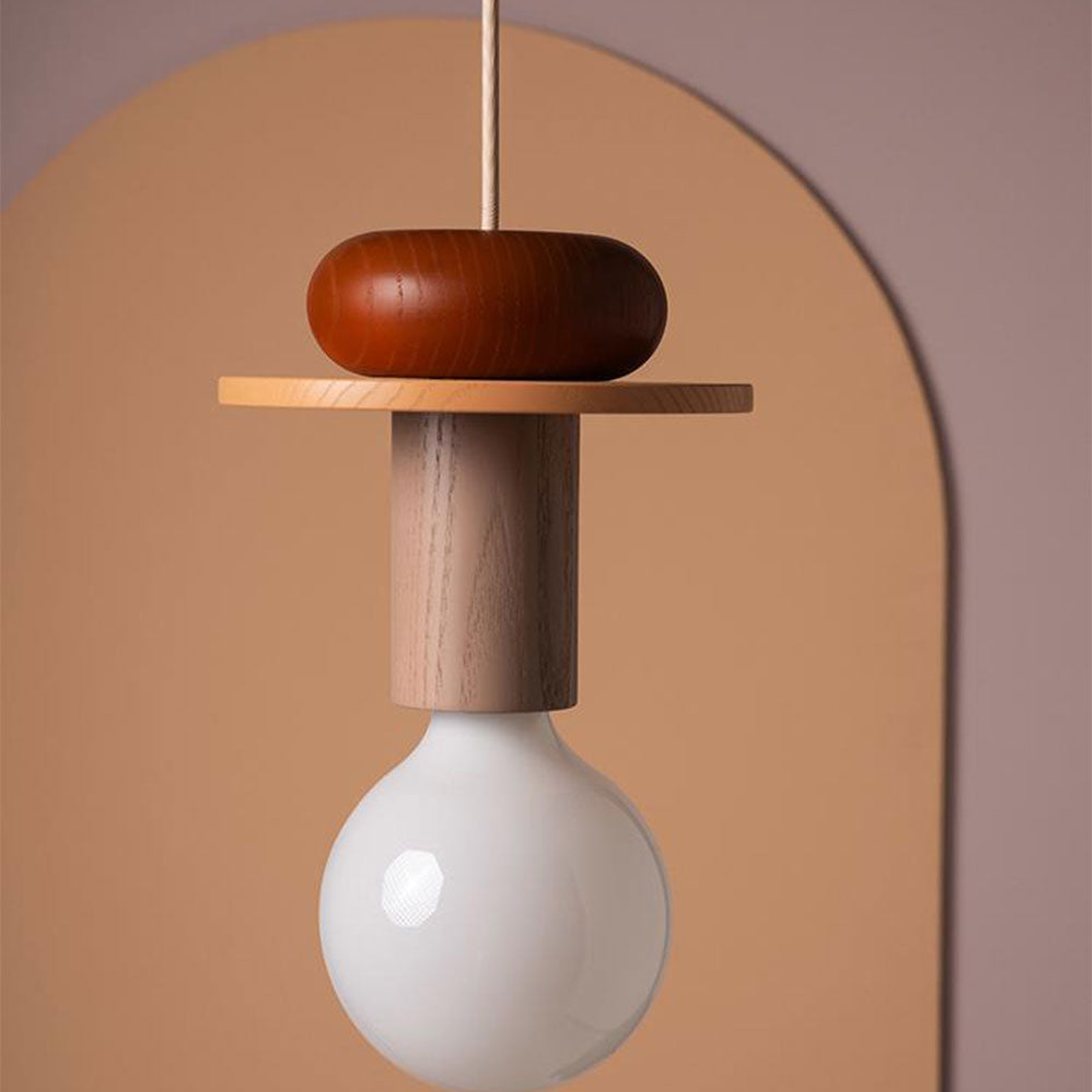 Colored Wood Blocks Pendant Light-Lighting > Pendant Lights-casanuva-F 19*31cm-casanuva