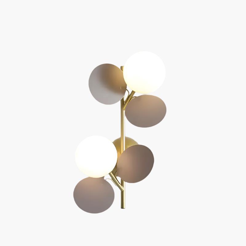 Colorful Flower Wall Light-Lighting > Wall Lights-casanuva-Gray-2 heads-casanuva