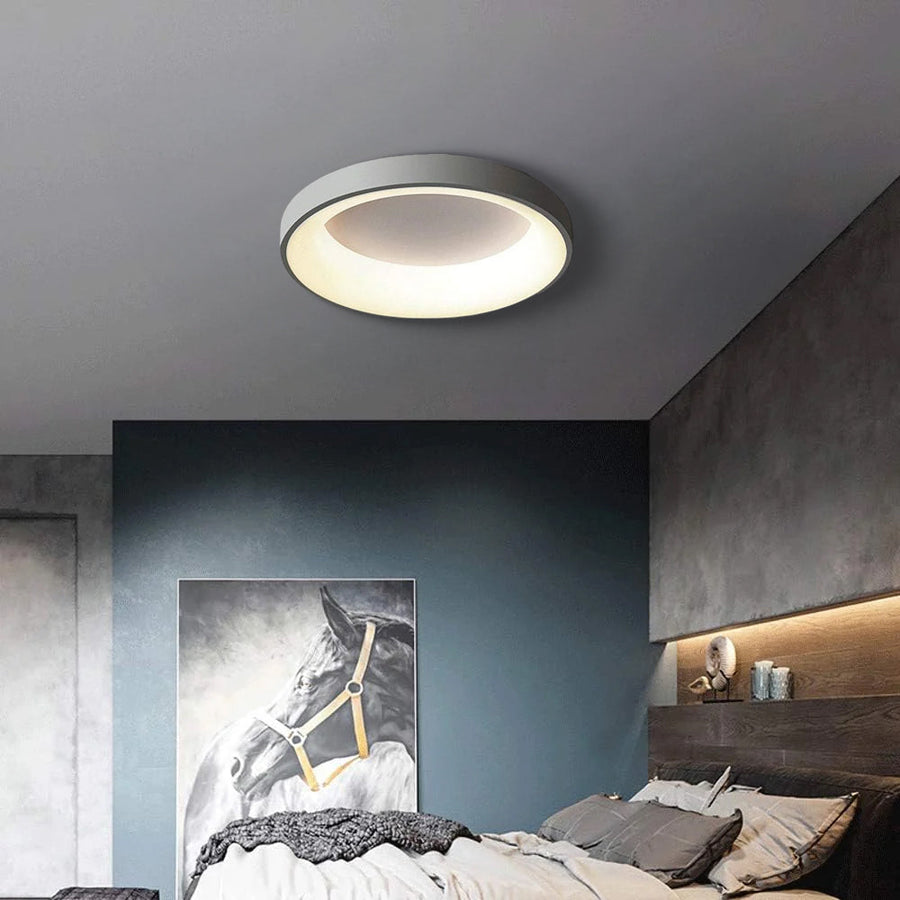 Colorful LED Ceiling Light Simple Design-Lighting > Ceiling Lights-casanuva-Gray-D30*H5CM-White Light-casanuva