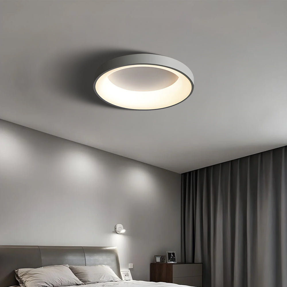 Colorful LED Ceiling Light Simple Design-Lighting > Ceiling Lights-casanuva-Gray-D40*H5CM-White Light-casanuva