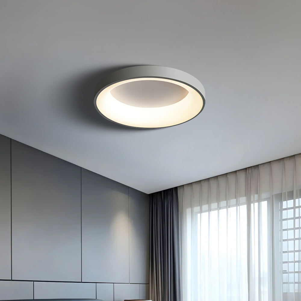 Colorful LED Ceiling Light Simple Design-Lighting > Ceiling Lights-casanuva-Gray-D50*H5CM-White Light-casanuva