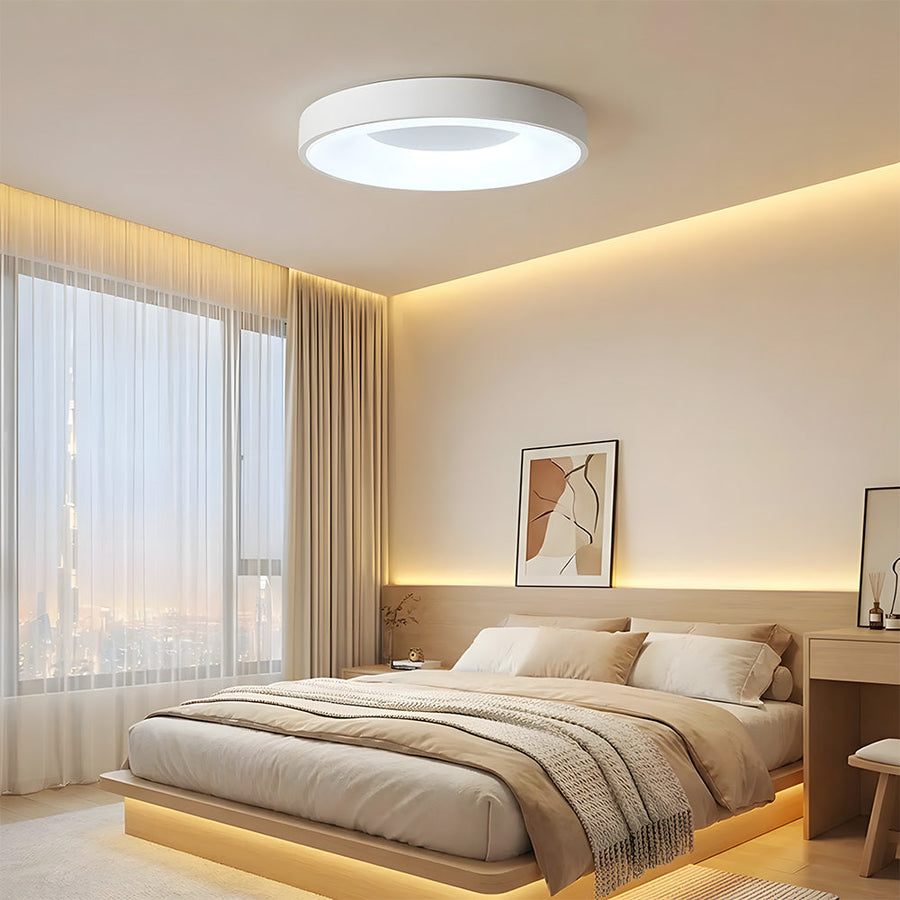Colorful LED Ceiling Light Simple Design-Lighting > Ceiling Lights-casanuva-White-D40*H5CM-White Light-casanuva