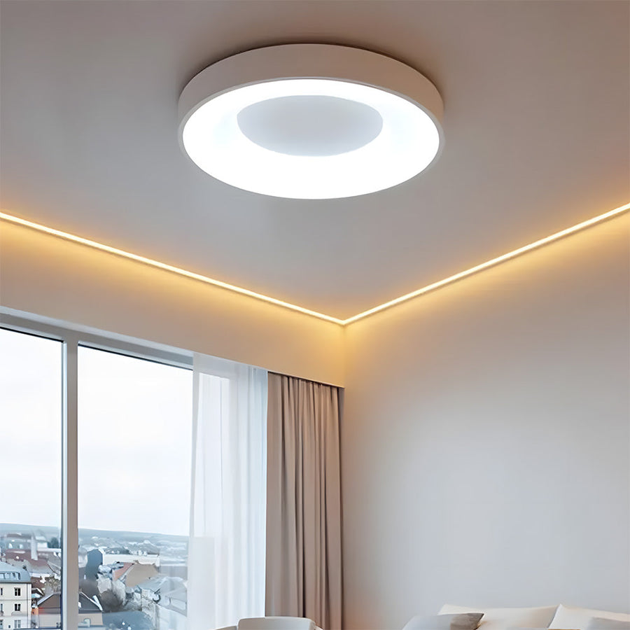 Colorful LED Ceiling Light Simple Design-Lighting > Ceiling Lights-casanuva-White-D50*H5CM-White Light-casanuva