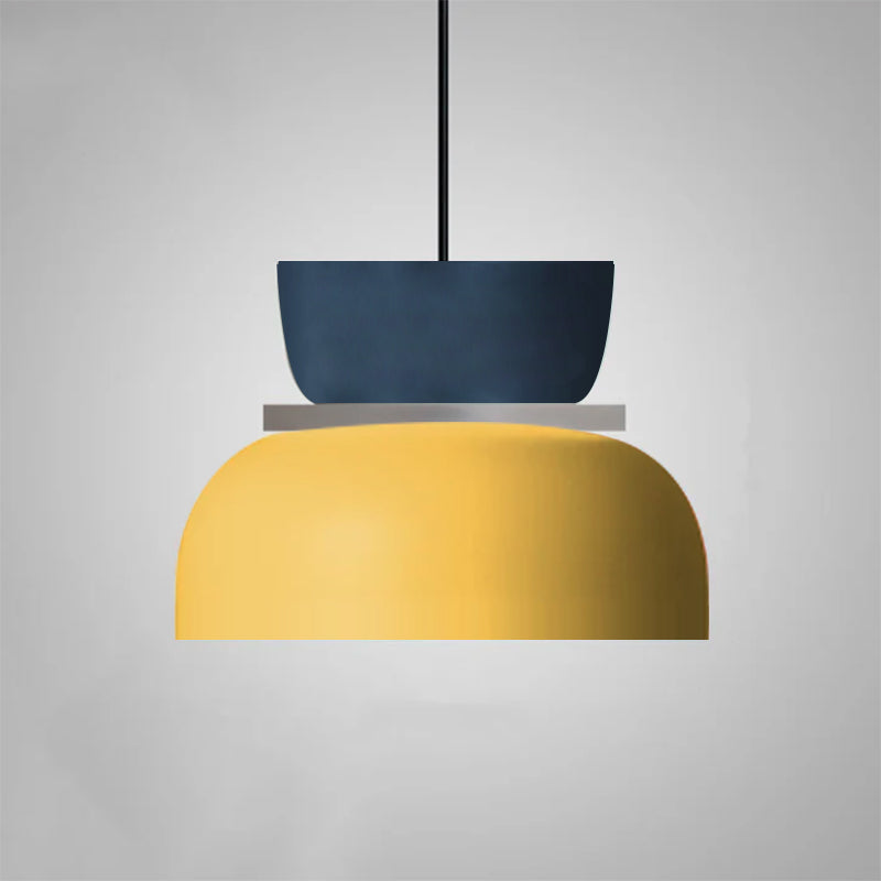 Colorful LED Pendant Light-Lighting > Pendant Lights-casanuva-Large-Yellow&Blue-100V-120V-casanuva