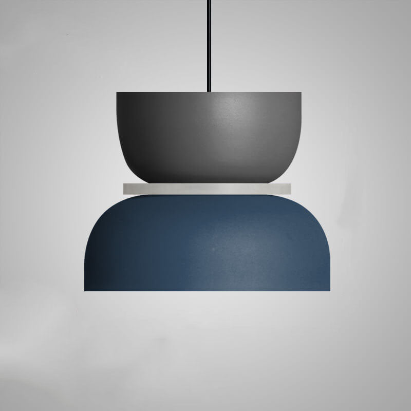 Colorful LED Pendant Light-Lighting > Pendant Lights-casanuva-Medium Gray & Blue-100V-120V-casanuva