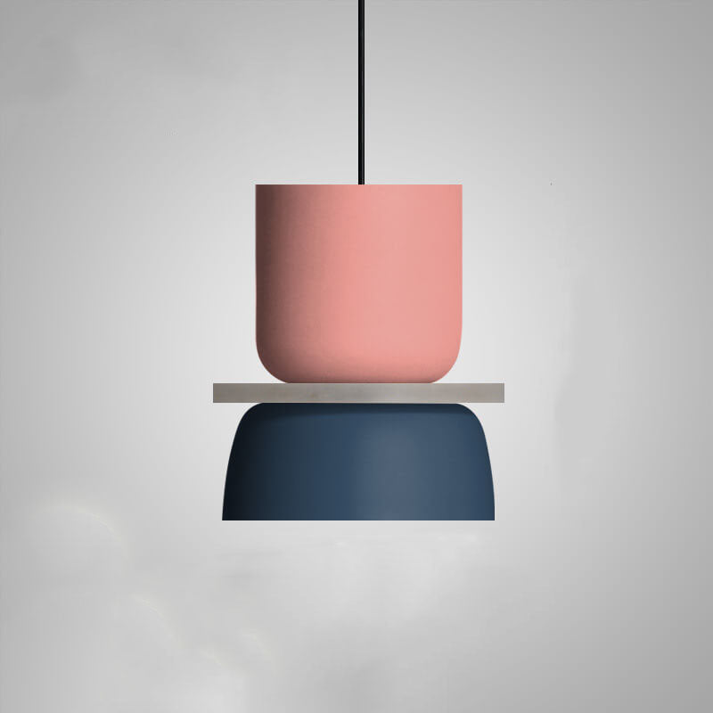 Colorful LED Pendant Light-Lighting > Pendant Lights-casanuva-Small-Pink&Blue-100V-120V-casanuva