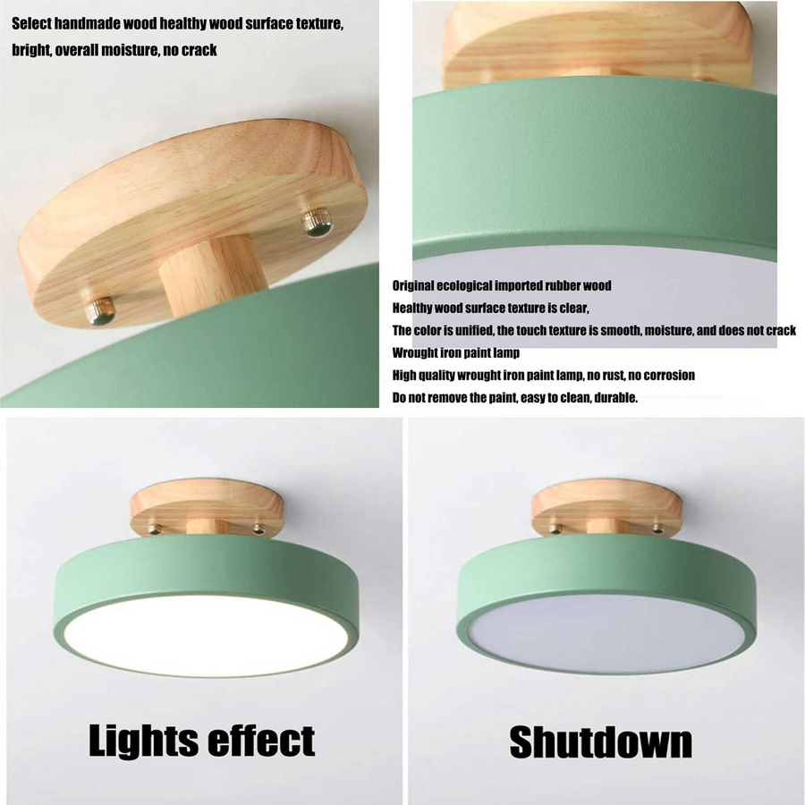 Colorful LED Semi-flush Ceiling Light-Lighting > Ceiling Lights-casanuva-casanuva