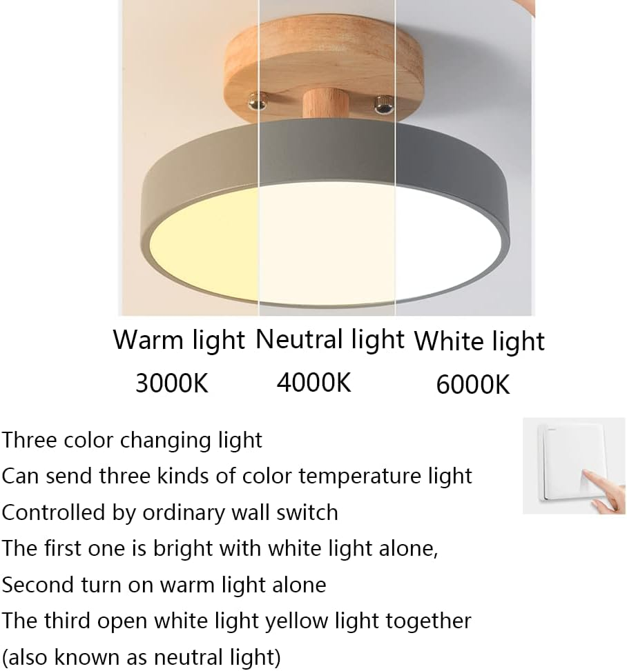 Colorful LED Semi-flush Ceiling Light-Lighting > Ceiling Lights-casanuva-casanuva