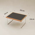 Colorful Mini Table-Furniture > Side Tables-casanuva-Gray-casanuva