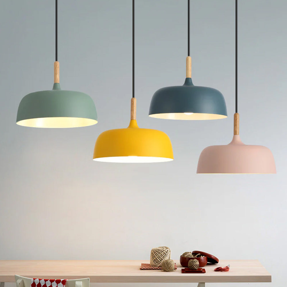 Colorful Pendant Light Modern Design-Lighting > Pendant Lights-casanuva-Blue-D32*H25cm-casanuva