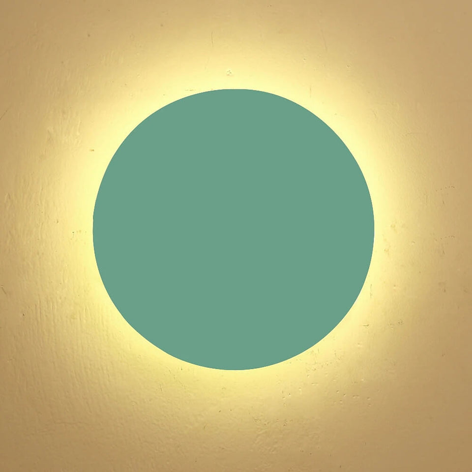 Colorful Round Iron LED Wall Sconce Lamp-Lighting > Wall Lights-casanuva-casanuva
