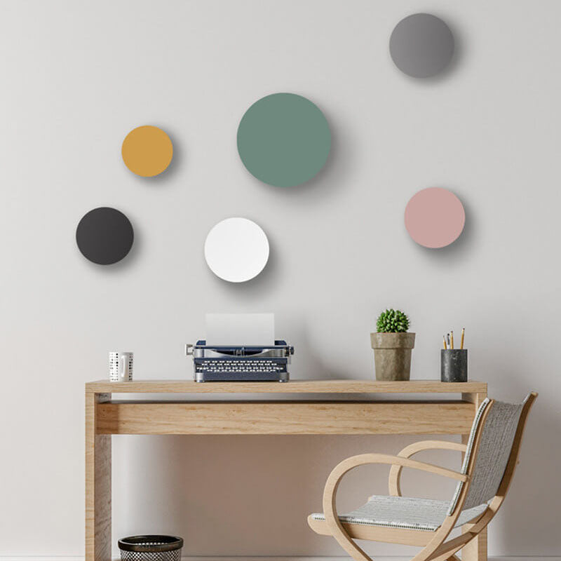 Colorful Round Iron LED Wall Sconce Lamp-Lighting > Wall Lights-casanuva-casanuva