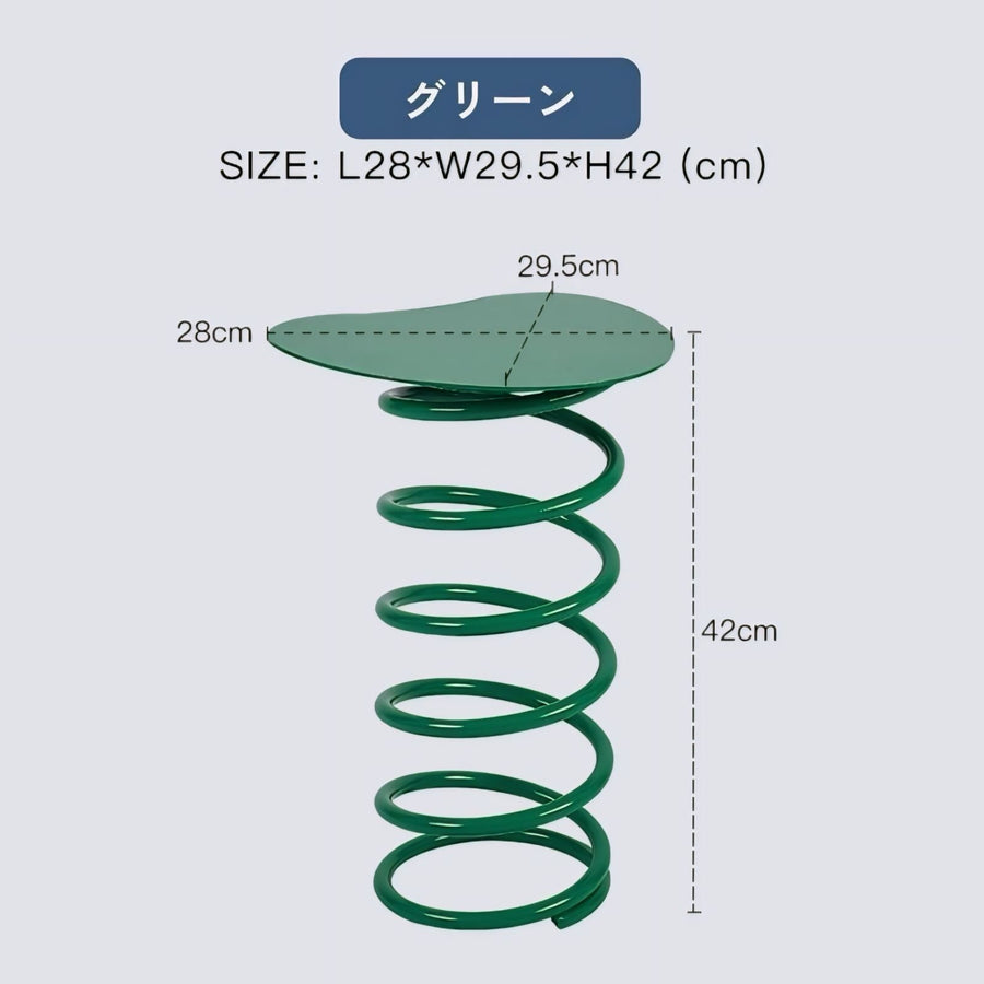 Colorful Spring Mini Table-Furniture > Side Tables-casanuva-Green-casanuva