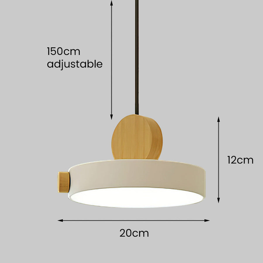 Colorful Wood LED Pendant Light-Lighting > Pendant Lights-casanuva-casanuva