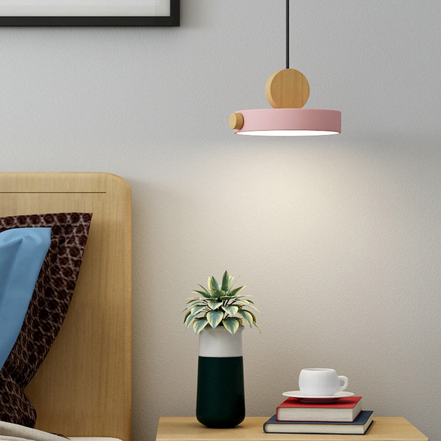 Colorful Wood LED Pendant Light-Lighting > Pendant Lights-casanuva-casanuva