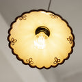Cone Shaped Ceramic and Iron Pendant Light for Bedroom and Living Room-Lighting > Pendant Lights-casanuva-casanuva