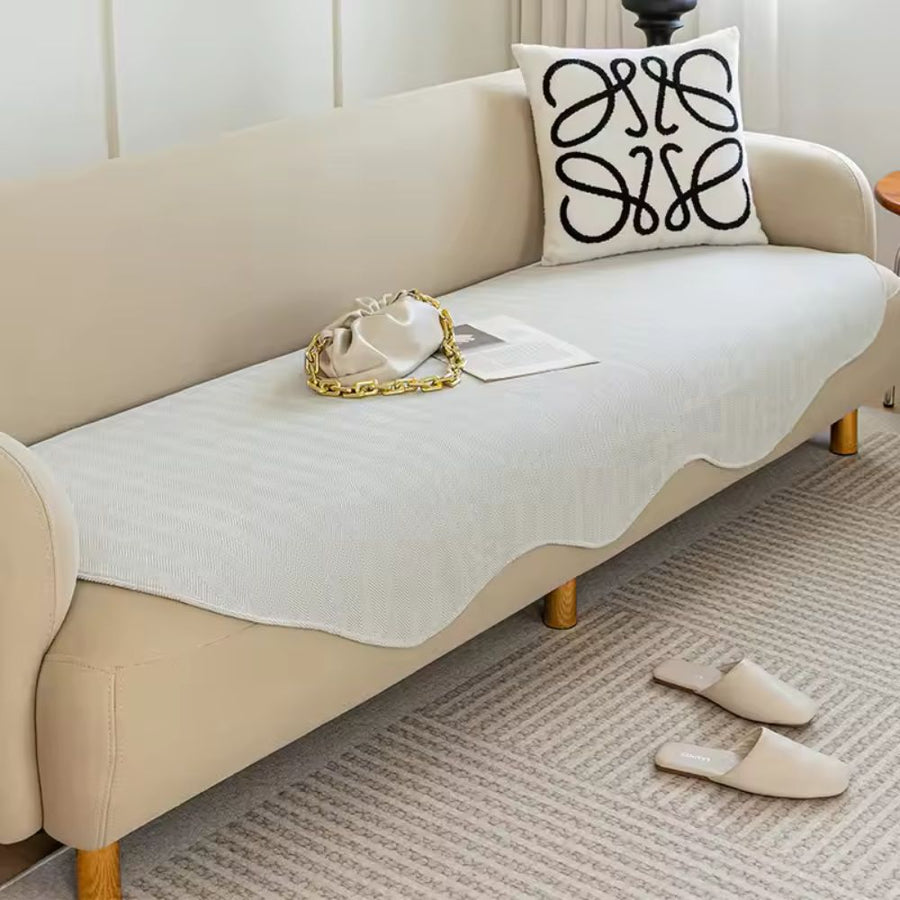 Contour Fit Sofa Cover All Season Stretch Washable-Covers & Textiles > Sofa Covers-casanuva-Cloud Haze-27.5"x27.5"-casanuva