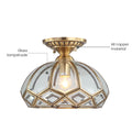 Copper Geometry Ceiling Light Fixture-Lighting > Ceiling Lights-casanuva-casanuva