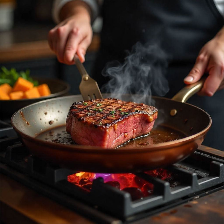 Copper Pan Professional Non-Stick Cookware with Quick Heat Conduction-Kitchen & Dining > Cookware-casanuva-20 cm-casanuva