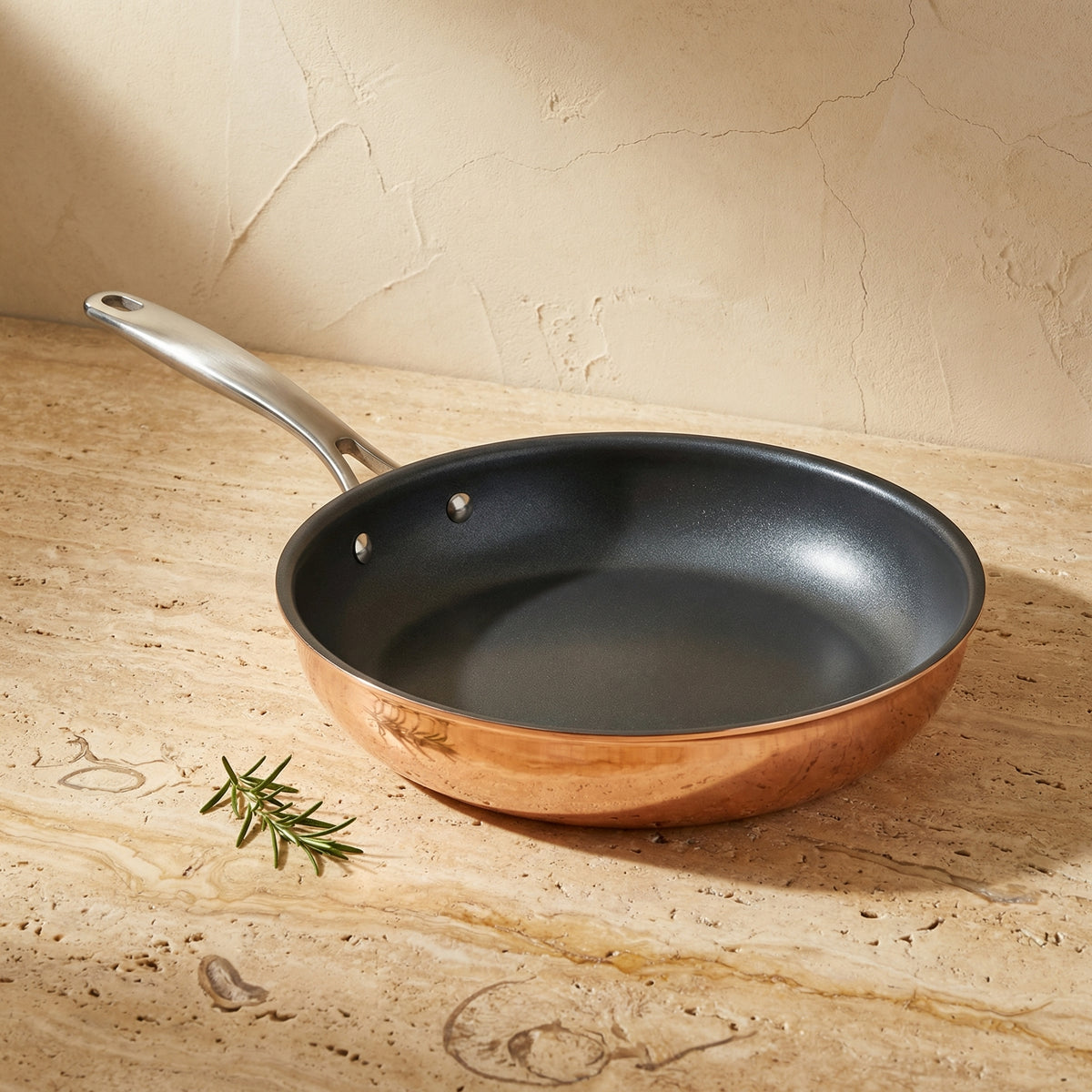 Copper Pan Professional Non-Stick Cookware with Quick Heat Conduction-Kitchen & Dining > Cookware-casanuva-casanuva