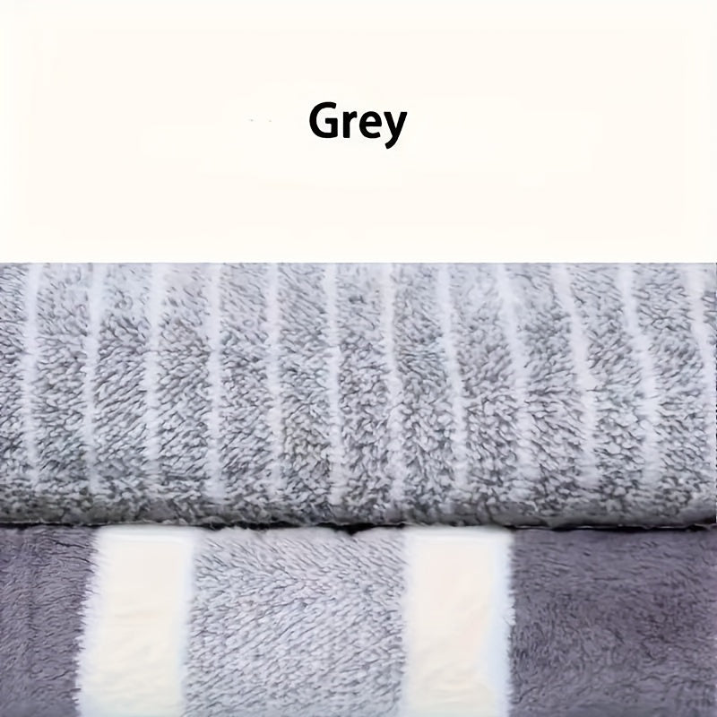 Coral Fleece Bath Towel Set 8-Piece Absorbent Quick-Drying Towels-Bedding & Bath > Bath Towels-casanuva-casanuva