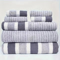 Coral Fleece Bath Towel Set 8-Piece Absorbent Quick-Drying Towels-Bedding & Bath > Bath Towels-casanuva-Gray-casanuva