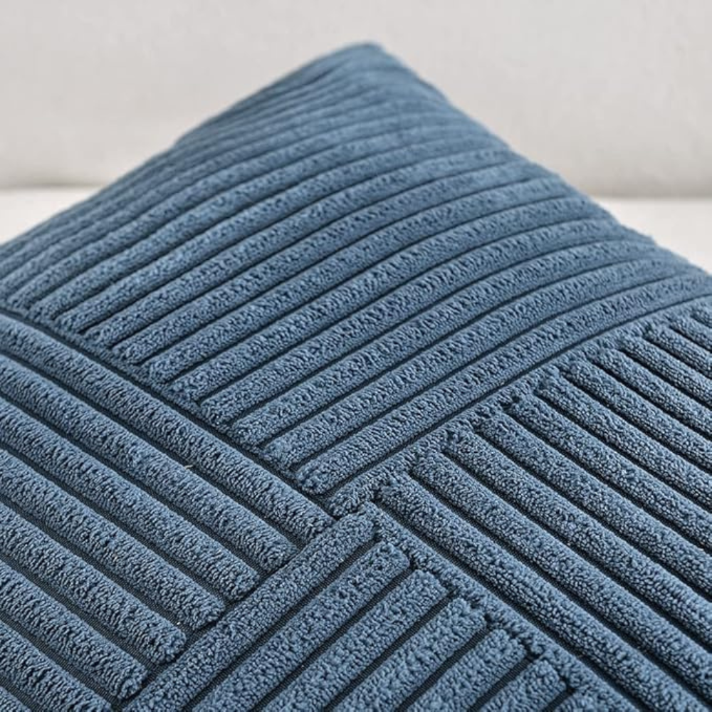 Corduroy Cushion Cover Rustic Texture-Covers & Textiles > Cushion Covers-casanuva-casanuva