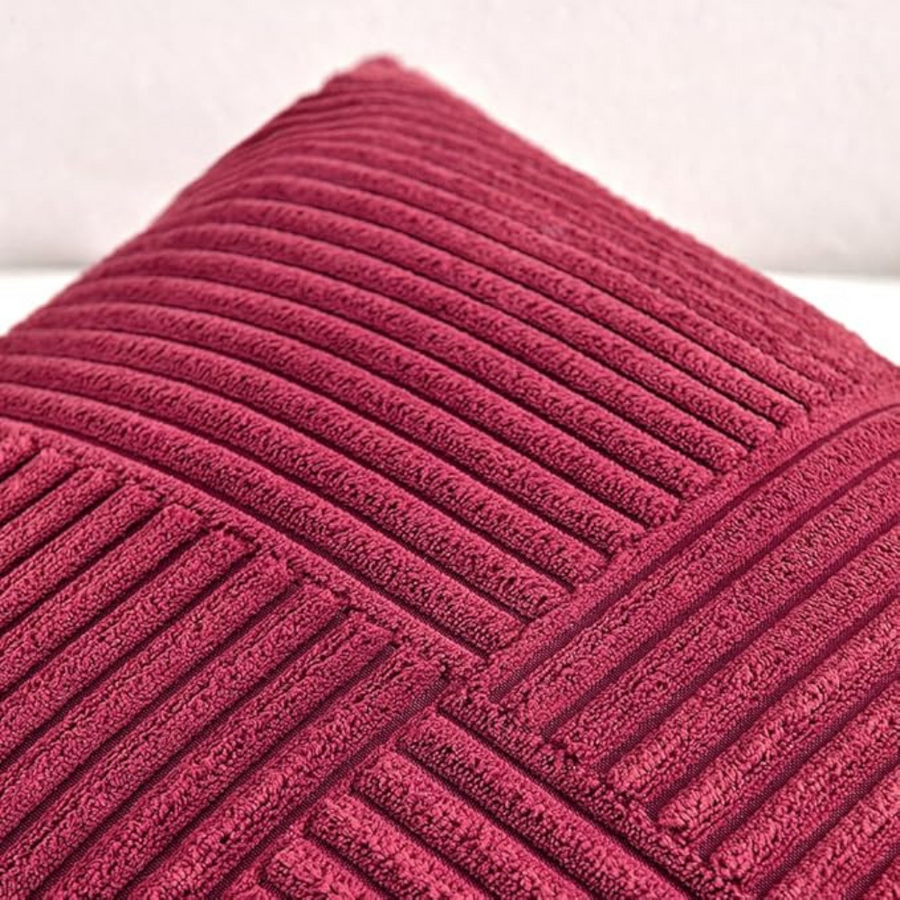 Corduroy Cushion Cover Rustic Texture-Covers & Textiles > Cushion Covers-casanuva-casanuva