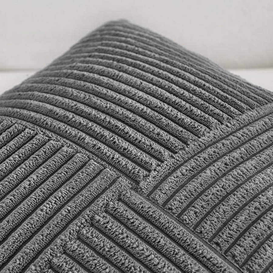 Corduroy Cushion Cover Rustic Texture-Covers & Textiles > Cushion Covers-casanuva-casanuva