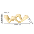 Cosmic Ripple Candle Holder Decorative Accent-Home Decor > Candle Holders-casanuva-White-casanuva