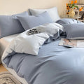 Cotton Duvet Cover Set 3 Pieces-Bedding & Bath > Bedding Sets-casanuva-Sky Frost-Full-casanuva