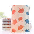 Cotton Ginkgo Towel-Bedding & Bath > Bath Towels-casanuva-Apricot & Orange-18"x30"-casanuva