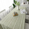 Cotton Linen Tablecloth Elegant Design-Covers & Textiles > Table Cloths-casanuva-casanuva
