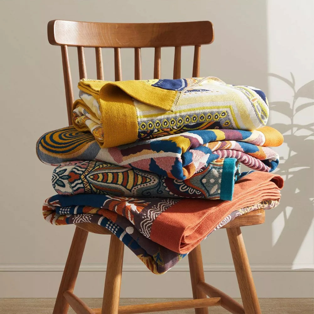 Cotton Sunburst Blanket-Bedding & Bath > Blankets-casanuva-casanuva