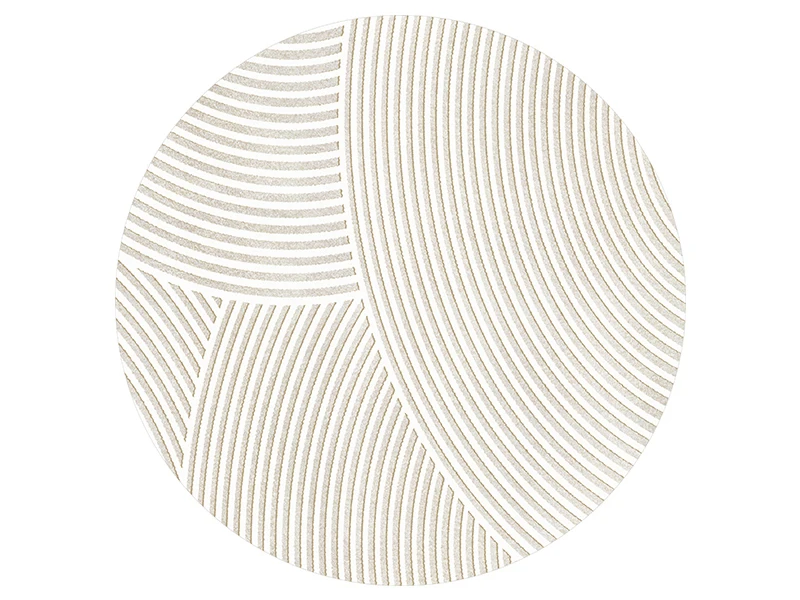 Cowhide Rug with Geometric Pattern-Rugs & Mats > Area Rugs-casanuva-80x80cm-casanuva