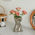 Crumpled Ceramic Vase-Home Decor > Vases-casanuva-casanuva