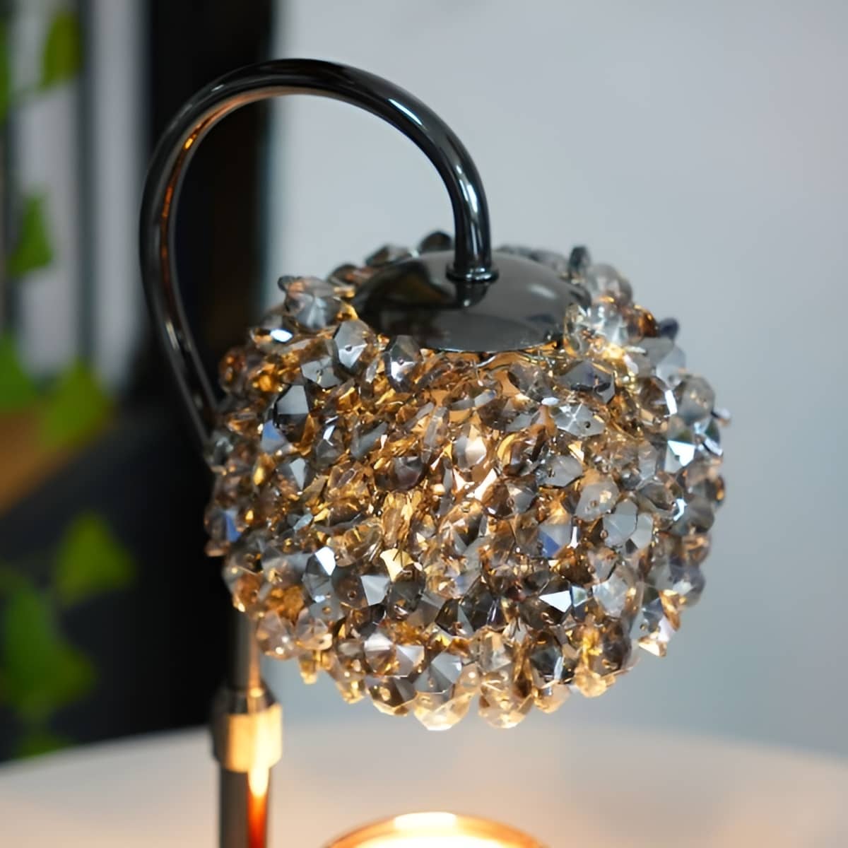 Crystal Art Deco Candle Warmer Lamp-Home Decor > Decorative Accessories-casanuva-casanuva